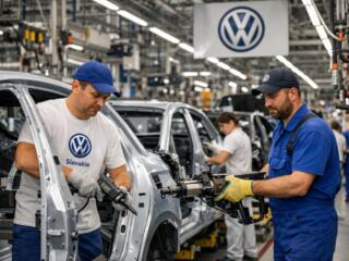 Завод VOLKSWAGEN! Словакия!
