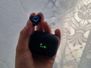 Беспроводные наушники сердце v 4.0 Spark с подсветкой и ИИ