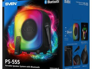 Колонка SVEN PS-555 Black / 65W / Bluetooth / FM tuner / USB / microSD