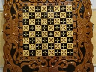 Нарды шахматы Черешневые резные Крепости эксклюзив!