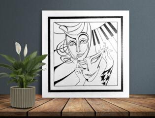 Картина "Игра". Графика.