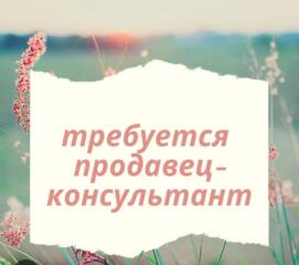 Требуется продавец консультант