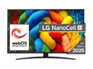 Tелевизор nanoCell LG 43nano81A3A, Smart, Ultra HD 4K, HDR, 108 см