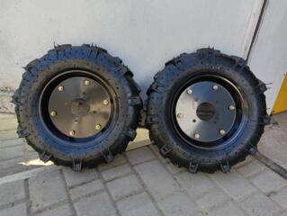 НОВЫЕ колеса с шинами 4,0-10, для мотоблока. 2025 года