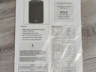 Boxa originale Dynacord D15-3 / Колонки Dynacord D15-3
