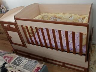 Patuc transformer (0 - 12 ani) pentru copii. Cadou saltea ortopedica