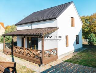 Продам дом 137 м2 возле озера коттедж, 6 соток Ирпень есть право ...