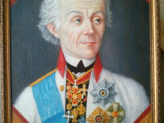 Картина. Живопись. Холст. Масло. \ Портрет А. В. Суворова. \