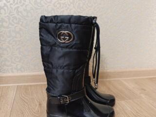 Резиновые сапоги на девочку