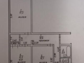 3-комнатная квартира 70 м² Бородинка Федько 7/9