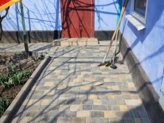 Укладка тротуарной плитки