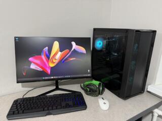 Мощный игровой ПК RTX 4060 /Ryzen 5 5500/32GB/1TB SSD+монитор и тд