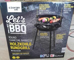 Круглый угольный гриль