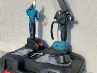 Новый аккумуляторный набор садовника. Цена -1850 руб.