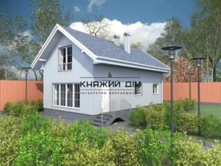 Новий будинок без декоративного оздоблення площею 105 кв.м, 2 ...