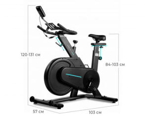 Профессиональный велотренажер - Спин-байк DFC OVICX Q200.