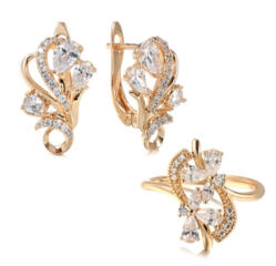 Серьги кольца бижутерия позолота 585 пробы. Цены от 100 руб до 250 руб