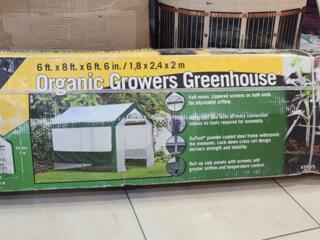 Металлическая теплица с тентом 1,8 м на 2,4 м