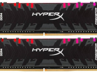 Kingston DDR4 16Gb (2x8Gb) 3200 MHz pc-25600 HyperX