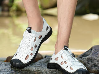 Дышащие спортивные сандали мокасины. 41 размер.