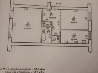 2-к сталинка, можно под нежилой фонд.