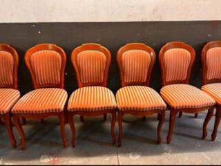 6 стульев из красного дерева! Германия 