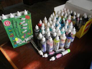 Краски витражные по стеклу 40 мл - 25 л., 80 мл - 50 л.