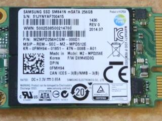 SSD mSATA SAMSUNG 256GB в комплекте - переходник под SATA
