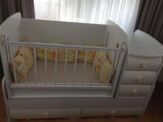 Patuc transformer Bambini (0 - 12 ani) cu mecanism de leganare+saltea