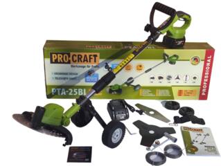 Аккумуляторный триммер Procraft PTA25BL (1 акб) КОЛЕСА 