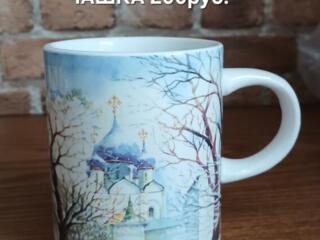 Изображение г. Мурома, г. Суздаль на фарфоре