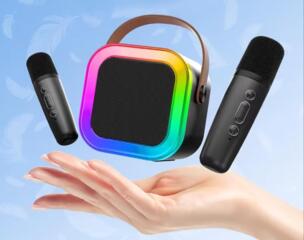 Bluetooth КАРАОКЕ КОЛОНКА + 2 ДВА микрофона НА вечеринки Дней рождения