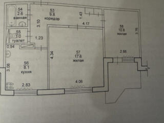 2 комн, Кр. Казармы, м-н Шериф, 5/9, под ремонт