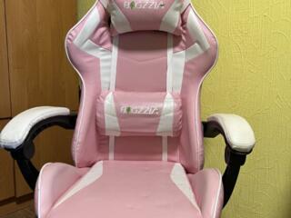 Игровое / компьютерное кресло Bigzzia (розовое)