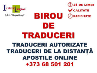 Traduceri cu legalizare notariala. str. V. Alecsandri 129, of. 16