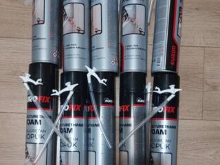 Монтажная пена 10 балонов остаток после ремонта