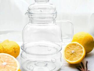 Чайник для заваривания чая и трав из боросиликатного стекла