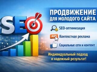 SEO продвижение для молодого сайта