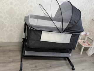 Продам детские люльки, темно-серая и розовая. Легкая и удобная.