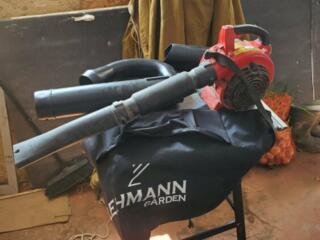 Бензиновый воздуходувка-пылесос беспроводной с измельчителем, мощный