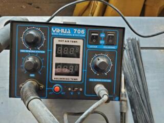 Профессиональная паяльная станция 706 с горячим воздухом, 700 Вт, YIHU