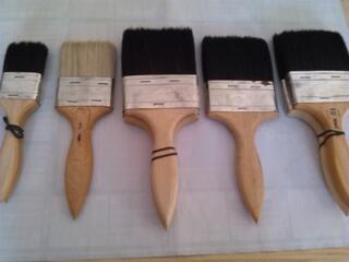 Pensule din jder, porc, cal, vopsele, uleiuri / кисти колонк, щетина,