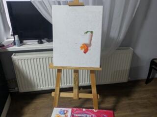 Vopsea, Șevalet 150 cm + Painting set / Краска, Мольберт 150 см + Набо