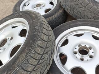 Оригинальные диски Мерседес R16/5*112/ J7 ET33 резина 215,60 PLATIN