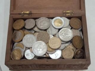 Монеты почти 2 кг. Разные. Европа. СССР. Америка. Восток. Все сразу.