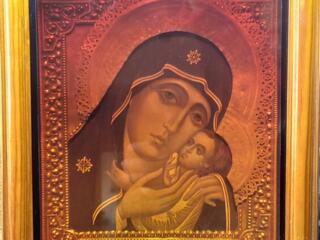 Образ Богородицы голографическое тиснение