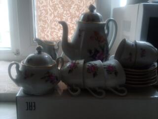 Продам кофейный сервиз на 5 персон Чешский фарфор!!