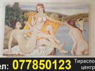 «Большие купальщицы», стилизация художника Пьера‑Огюста Ренуара.