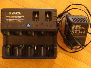 Зарядне Varta 57040 для акумуляторів NiMh/NiCd АА, ААА, С, D, R22 крон