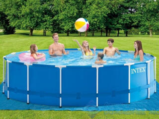 Продам новый Каркасный бассейн INTEX Metal Frame (круг) 4.57 х 1.22 м